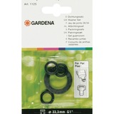 GARDENA Set de nettoyage, Joint Noir, Joint de coupure au jet d'eau, Anneau, Noir, Gardena 901-50, 2901-20