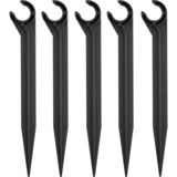 GARDENA Supports de tuyau 13 mm (1/2") pour arrosage goutte-à-goutte Gris, 5 piéce(s)