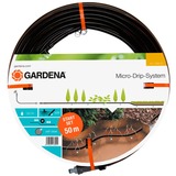 GARDENA Tuyaux à goutteurs incorporés enterré 13,7 mm, Systèmes de goutte à goutte Noir, 01389-20, 50 metre