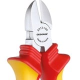 GEDORE 1552163 pince coupante, Tenailles de cran Rouge/Jaune, 231 g