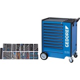 GEDORE 2657708 chariot d'outils, Chariot à outils Bleu/Noir, 117,1 kg