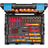 GEDORE 2979063 Caisse à outils pour mécanicien, Set d'outils Rouge/Jaune