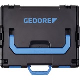 GEDORE L-BOXX® 136 avec poignée frontale, Boîte à outils Noir/Bleu, 2823691