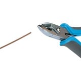 GEDORE Mini-pince coupante VDE pour électroniques, Tenailles de cran Noir/Bleu, 6727930