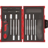 GEDORE R49005037 Caisse à outils pour mécanicien, Clés mixtes à cliquet Rouge/Noir, 50 mm, 1,33 kg