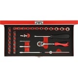 GEDORE R49014033 douills et ensemble de douilles, Clés mixtes à cliquet Rouge, 1,14 kg, 47 mm