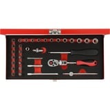 GEDORE R49044033 douills et ensemble de douilles, Clés mixtes à cliquet Rouge, 1,16 kg, 49 mm