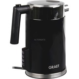 Graef WK 702 bouilloire 1,5 L 2000 W Noir, Métallique Noir, 1,5 L, 2000 W, Noir, Métallique, Indicateur de niveau d'eau
