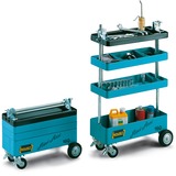 Hazet 160ST support de stockage d'outils de jardin Autonome, Chariot à outils bleu/Noir, Autonome, 150 kg, Noir, Bleu, 4 roue(s), 590 mm, 345 mm