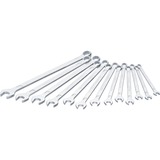 Hazet 600LG/13 Clé à fourche, Clé plate 10,11,12,13,14,15,16,17,18,19,21,22,24 mm, Chrome, Chrome, Allemagne, 13 pièce(s)