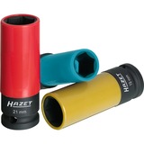 Hazet 903SPC/3 Douille à choc Bleu, Rouge, Jaune, Clés mixtes à cliquet Multicolore, Douille à choc, Bleu, Rouge, Jaune, 3 tête(s), 1/2", Métrique, 17,19,21 mm