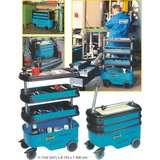Hazet Assistent 166C Métal, Plastique, Chariot à outils Métal, Plastique, Noir, Bleu, 300 kg, 398 mm, 725 mm, 1102 mm
