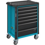 Hazet Assistent Acier Noir, Bleu, Chariot à outils bleu/Noir, 7 étagères, Acier, Noir, Bleu, 25 kg, 4 roue(s), 518 mm