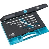 Hazet Jeu de clés mixtes à cliquet 606N/6, 6 pièces, Clé plate 