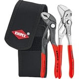 KNIPEX Mini-jeu de pinces 00 20 72 V01, Set de pinces Rouge/Noir, Pince pompe à eau et mini-pince