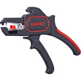KNIPEX Pince à dénuder automatique Noir/Rouge, avec ressort d'ouverture, 0,2 tot 6mm²