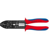 KNIPEX Pince à sertir 97 21 215 avec gaines bi-matière, brunie