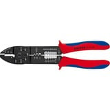 KNIPEX Pince à sertir 97 22 240 avec gaines bi-matière, noire laquée