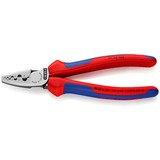 KNIPEX Pince à sertir pour embouts de câble 97 72 180 avec gaines bi-matière, polie