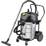 Kärcher NT 75/2 Tact² Me Tc Noir, Acier inoxydable 75 L 2760 W, Aspirateur sec/humide Noir/en acier inoxydable, Sec&humide, Noir, Acier inoxydable, Papier, Rotatif, 75 L, 148 L/s