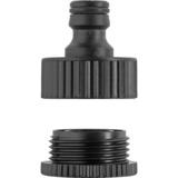 Kärcher Nez de robinets G1 + réduction G3/4, Raccord de robinet Noir, 1 pièce(s)