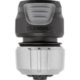 Kärcher Raccord Universel Premium Aquastop, Raccord de tuyau Noir/gris, Aluminium, Plastique, Noir, Gris