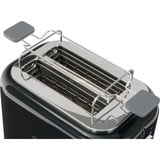 Kenwood TCX751BK 2 part(s) 900 W Rouge, Grille-pain Noir/Argent, 2 part(s), Rouge, Métal, Boutons, 900 W, 160 mm