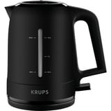 Krups BW2448 bouilloire 1,6 L Noir Noir, 1,6 L, Noir, Plastique, Indicateur de niveau d'eau, Filtrage