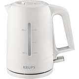 Krups BW 2441 bouilloire 1,6 L 2200 W Blanc Blanc, 1,6 L, 2200 W, Blanc, Acier inoxydable, Indicateur de niveau d'eau, Filtrage