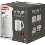 Krups BW 2441 bouilloire 1,6 L 2200 W Blanc Blanc, 1,6 L, 2200 W, Blanc, Acier inoxydable, Indicateur de niveau d'eau, Filtrage