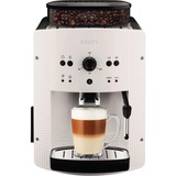 Krups EA8105 machine à café Entièrement automatique Machine à expresso 1,6 L, Machine à café/Espresso Blanc/Noir, Machine à expresso, 1,6 L, Café en grains, Broyeur intégré, 1450 W, Blanc