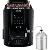 Krups EA 8160 machine à café Entièrement automatique Machine à expresso 1,8 L, Machine à café/Espresso Noir, Machine à expresso, 1,8 L, Café en grains, Broyeur intégré, 1450 W, Noir