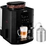Krups EA 8160 machine à café Entièrement automatique Machine à expresso 1,8 L, Machine à café/Espresso Noir, Machine à expresso, 1,8 L, Café en grains, Broyeur intégré, 1450 W, Noir