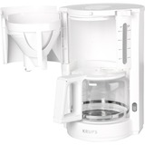 Krups F30901 Machine à café filtre, Machine à café à filtre Blanc, Machine à café filtre, 1050 W, Blanc