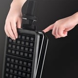 Krups FDD95D 2 gauffre(s) 1200 W Noir, Acier inoxydable, Machine à gauffre Acier inoxydable/Noir, 2 gauffre(s), Rectangulaire, Noir, Acier inoxydable, Acier inoxydable, 1200 W, 220 - 240 V