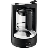 Krups KM4689 machine à café Machine à café filtre 1,25 L, Machine à café à filtre Noir/Argent, Machine à café filtre, 1,25 L, 850 W, Noir