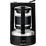 Krups KM4689 machine à café Machine à café filtre 1,25 L, Machine à café à filtre Noir/Argent, Machine à café filtre, 1,25 L, 850 W, Noir