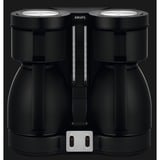 Krups KT8501 Semi-automatique Machine à café filtre, Machine à café à filtre Noir, Machine à café filtre, Café moulu, 1700 W, Noir