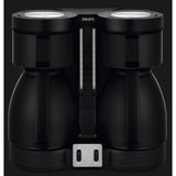 Krups KT 8501 Semi-automatique Machine à café filtre, Machine à café à filtre Noir, Machine à café filtre, Café moulu, 1700 W, Noir