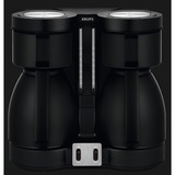Krups KT 8501 Semi-automatique Machine à café filtre, Machine à café à filtre Noir, Machine à café filtre, Café moulu, 1700 W, Noir