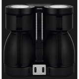 Krups KT 8501 Semi-automatique Machine à café filtre, Machine à filtre Noir, Machine à café filtre, Café moulu, 1700 W, Noir