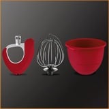 Krups Master Perfect Gourmet KA631D robot de cuisine 1100 W 4,6 L Acier inoxydable Acier inoxydable brossé, 4,6 L, Acier inoxydable, Boutons, Rotatif, Batteur, Hachoir, Pétrisseur, Mélange, 1,8 kg, 0,8 kg