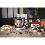 Krups Master Perfect Gourmet KA631D robot de cuisine 1100 W 4,6 L Acier inoxydable Acier inoxydable brossé, 4,6 L, Acier inoxydable, Boutons, Rotatif, Batteur, Hachoir, Pétrisseur, Mélange, 1,8 kg, 0,8 kg