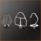 Krups Master Perfect Gourmet KA631D robot de cuisine 1100 W 4,6 L Acier inoxydable Acier inoxydable brossé, 4,6 L, Acier inoxydable, Boutons, Rotatif, Batteur, Hachoir, Pétrisseur, Mélange, 1,8 kg, 0,8 kg