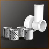 Krups Master Perfect robot de cuisine KA3121 Blanc/Noir