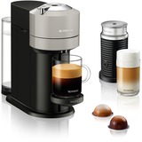 Krups Nespresso Vertuo Next & Aeroccino XN911B, Machine à capsule Gris clair/Noir