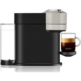 Krups Nespresso Vertuo Next & Aeroccino XN911B, Machine à capsule Gris clair/Noir