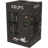 Krups Pro Aroma KM3038 machine à café Semi-automatique Machine à café filtre 1,25 L, Machine à café à filtre Noir, Machine à café filtre, 1,25 L, Café moulu, Noir