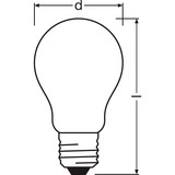 LEDVANCE Star Deco CL A ampoule LED 2 W E27 A+, Lampe à LED 2 W, E27, A+, 45 lm, 15000 h, Vert