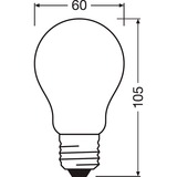 LEDVANCE Star Deco CL A ampoule LED 2 W E27 A+, Lampe à LED 2 W, E27, A+, 45 lm, 15000 h, Vert